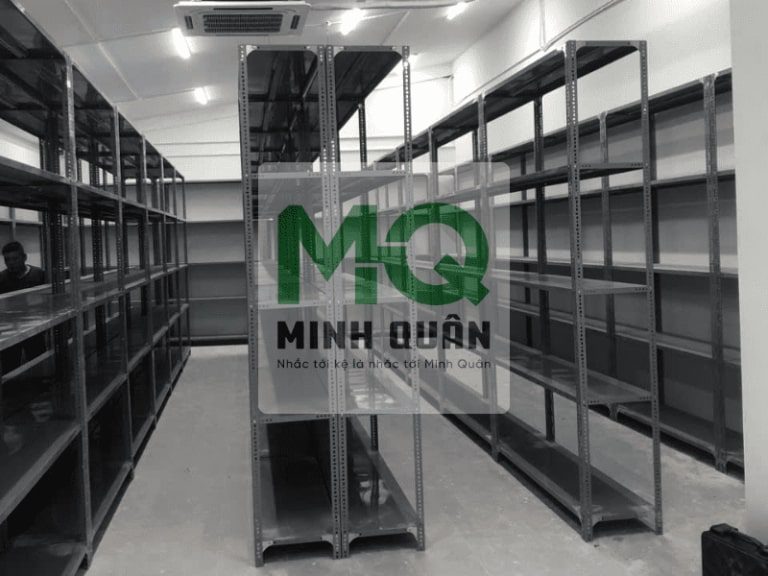 kệ sắt V lỗ 5 tầng