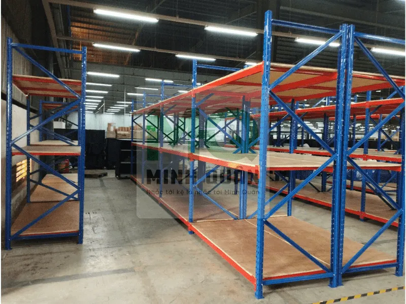  Sản phẩm kệ kho trung tải chịu lực lớn, độ bền cao